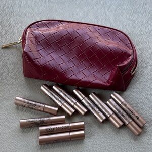 Lancome mascara travel size with cosmetic bag (10 travel size mascaras)